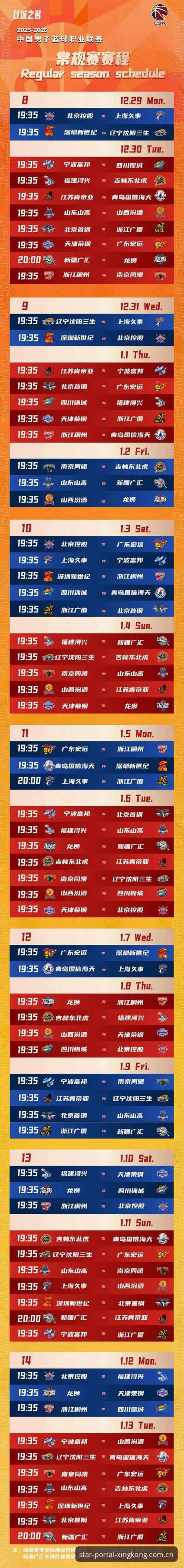 星空入口体育赛事数据使用指南 揭秘CBA新赛程背后:46轮常规赛与三个窗口期的攻防玄机